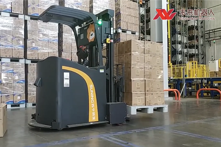 物流会社向け自動倉庫との連動運転